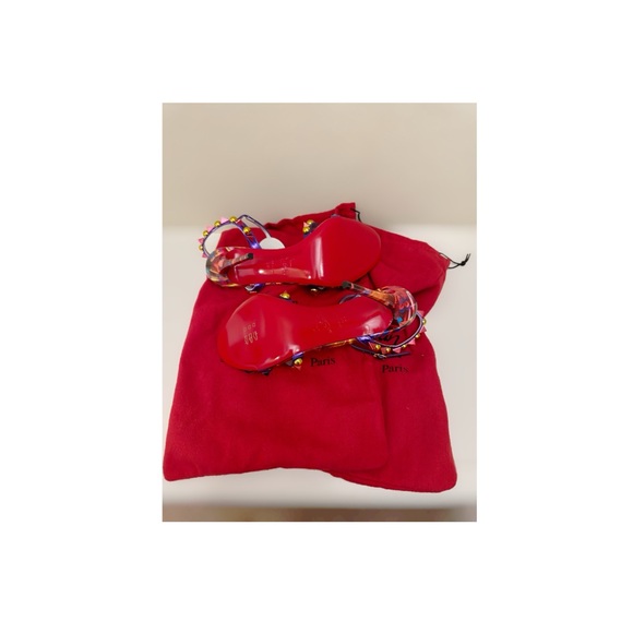 Brand New, With Tags, Christian Louboutin Goldora 100 Patent Sandals - Picture 3 of 15